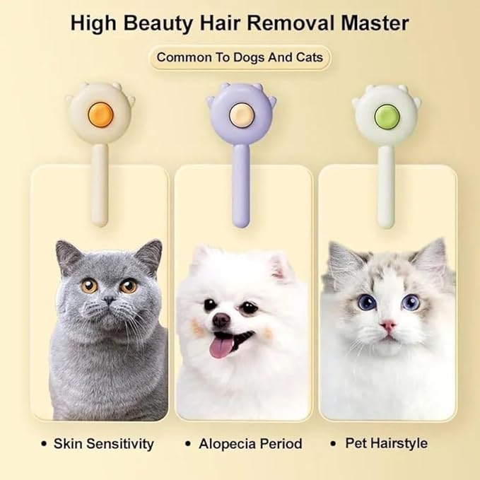 Cat hair brush.