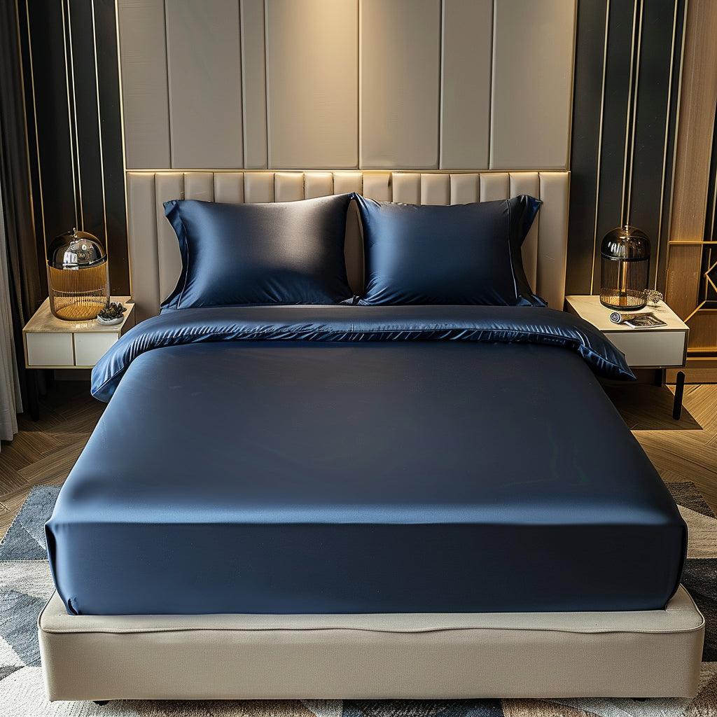 Elastic Fitted Sheets with 2 Pillow Covers.