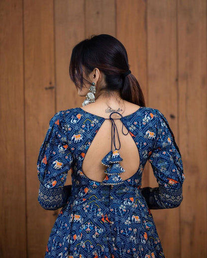 Georgette Gown.