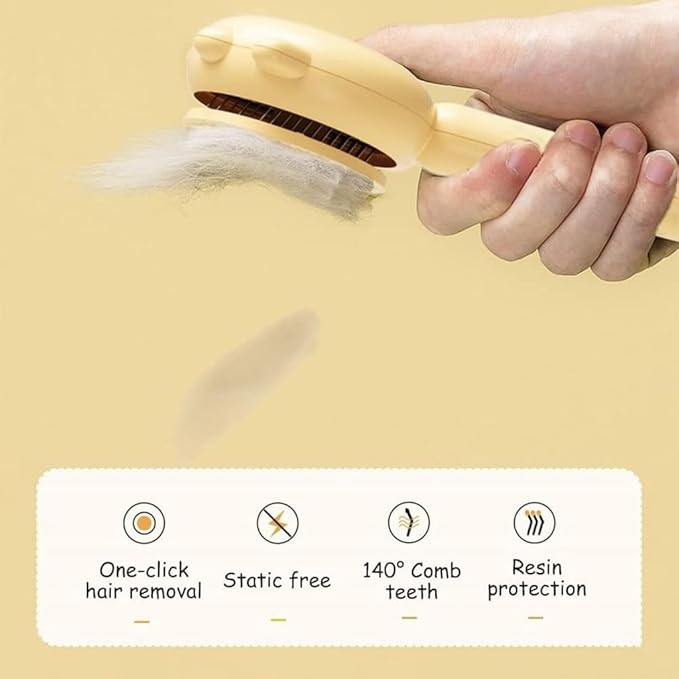 Cat hair brush.