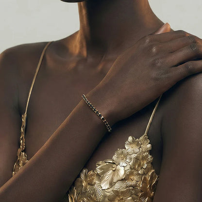 Black Tennis Bracelet
